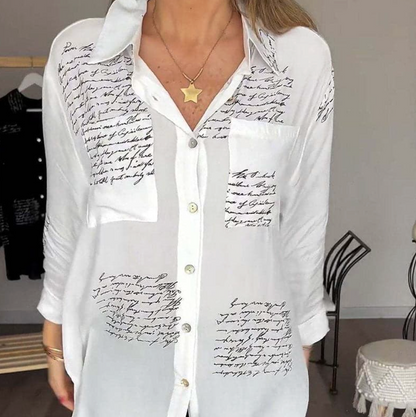 Chemise polyvalente imprimée élégante pour femmes