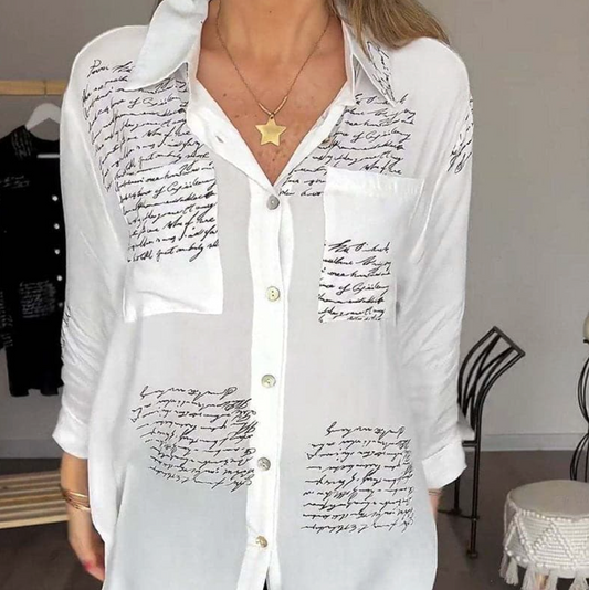 Chemise polyvalente imprimée élégante pour femmes