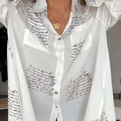 Chemise polyvalente imprimée élégante pour femmes