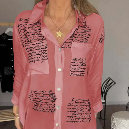 Chemise polyvalente imprimée élégante pour femmes