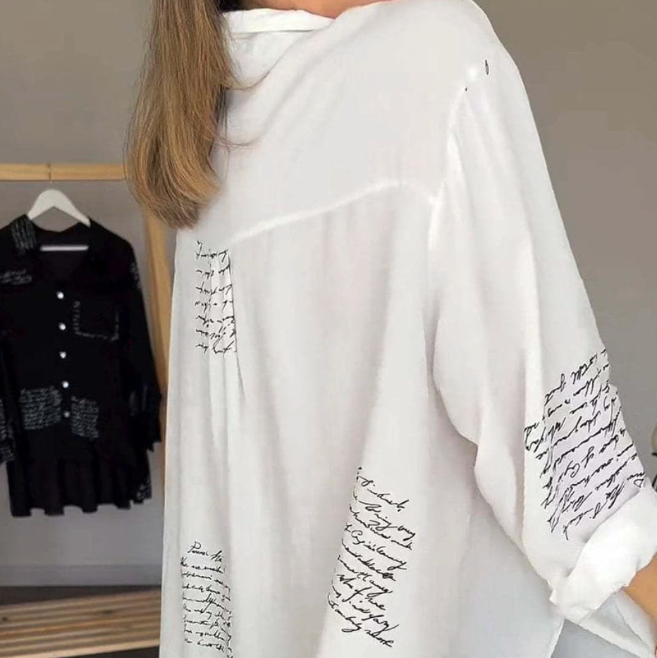 Chemise polyvalente imprimée élégante pour femmes