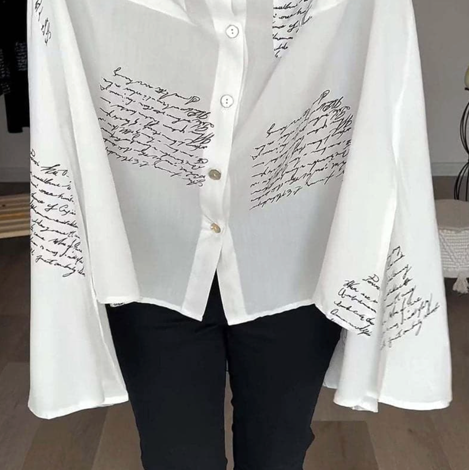 Chemise polyvalente imprimée élégante pour femmes